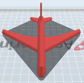 Flugzeug boeing 3D print model - Mito3D