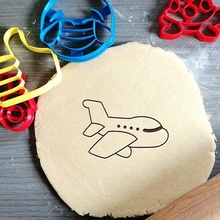 airplane boeing cookie cutter flying vacation holiday work baking dough shape kitchen bake cookies speculoos 3d print model - Mito3D