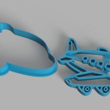 airplane cookie cutter plane 3d print model - Mito3D