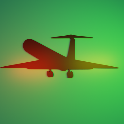 avión retrato decoración cuadro stl arte volar piloto 3d print model - Mito3D