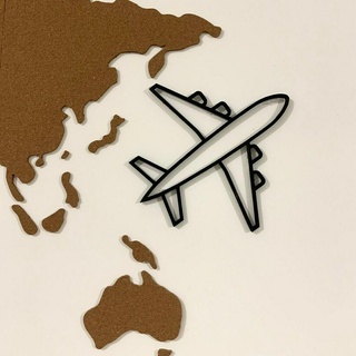 airplane wall decoration aircraft toy plane jet art name 3d print model - Mito3D