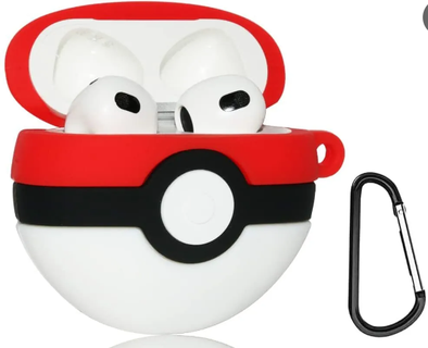 airpods pokemon ball case  3d print model - Mito3D