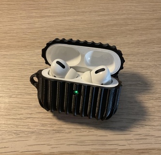 airpods pró caso bainha batman estilo caixa tampões ouvido casco maçã fone 3d print model - Mito3D