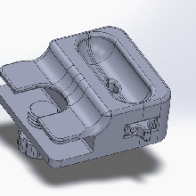 airpods In piedi gadget supporto caricare pro 1 2 3 Caricamento in corso cremagliera 3d print model - Mito3D