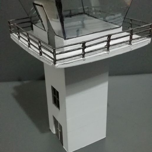airport control tower 1 72 3D print model - Mito3D