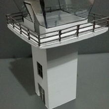 havalimanı kontrol kule 1 72 3d print model - Mito3D