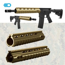 airsoft - noveske style handguard futuristic 30cm various rail muzzle weapon assalt rifle tactical 3d print model - Mito3D