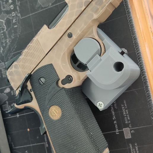 airsoft 1911 holster gun 3D print model - Mito3D