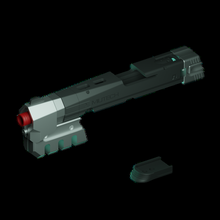 airsoft aap 01 cyberpunk2077 militech m10 pistola conversão kit gadget brinquedo arma aap01 personalizadas receptor 2077 cyberpunk fogo cosplay 3d print model - Mito3D