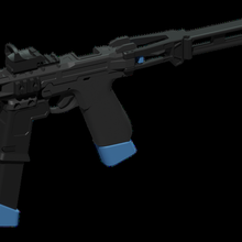 airsoft aap 01 sf compacto smg equipo artilugio juguete pistola aap01 vestirse 3d print model - Mito3D