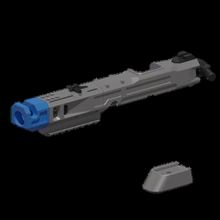 airsoft aap 01 sf vestido equipo v2 rmr montar artilugio juguete pistola aap01 vestirse 3d print model - Mito3D