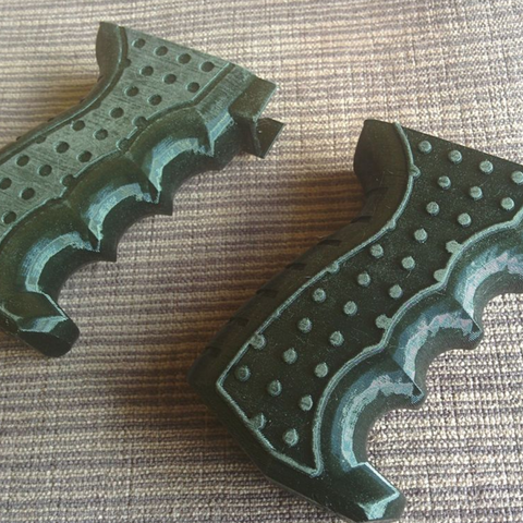 airsoft ak74 grip various assault cyma gun paintball toy 3D print model - Mito3D