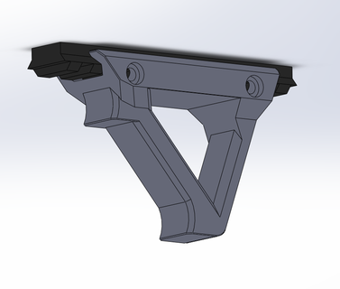 airsoft angle grip Game 3d print model - Mito3D