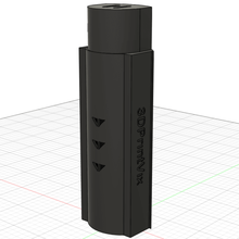 airsoft ares de ameba am-013 bateria extensor mk2 longa vários am013 am014 am015 honey badger 3d print model - Mito3D