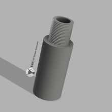 airsoft barrel extension gadget thread -14mm 3d print model - Mito3D