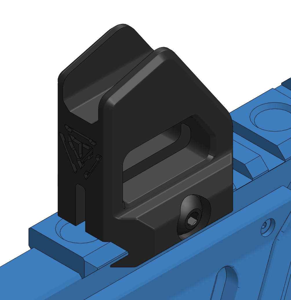 airsoft cqb Picatinny Demir ön görme s1 ilham titanfall 2 araba smg oyun tepe Kostüm oyunu tabanca silahlar destek 3D print model - Mito3D