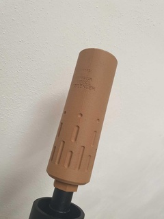airsoft dummy silencer iap parts m14x1 barrel extension fake muzzle device 3d print model - Mito3D