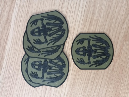 airsoft frogman navy seal patch callsign 3d print model - Mito3D