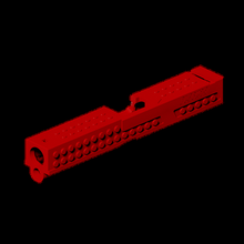 airsoft g17 gen3 jouet faire glisser gadget pistolet Wetech glock g19 glock17 3d print model - Mito3D
