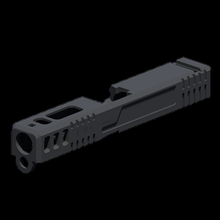 airsoft g19 gen3 compensatore diapositiva gadget giocattolo pistola wetech glock 3d print model - Mito3D
