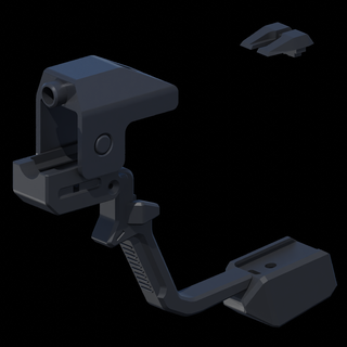 airsoft g19 Halo magnum trousse jouet pistolet Wetech glock soutenir 3d print model - Mito3D