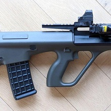 airsoft ghk aug a2 rail mounts 3d print model - Mito3D