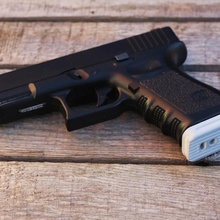 airsoft glock - mag plate 3 tool pistol magazine gun 3d print model - Mito3D