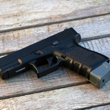 airsoft glock - mag plate 6 tool pistol magazine gun 3d print model - Mito3D