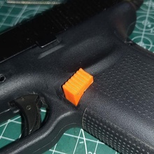 airsoft glock extended mag release gen 4 5 magazine 3d print model - Mito3D