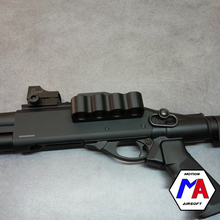 airsoft golden eagle shotgun cartridge holder golen universal picatinny 3d print model - Mito3D