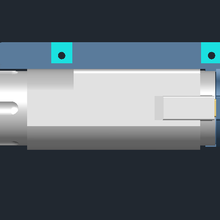 airsoft grenade lanceur août g36 unerbarell 3d print model - Mito3D
