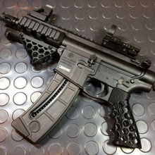 airsoft adhérence divers jouet arme à feu l'arme armes réponse poignée de les poignées armée terre cosplay squelette 3d print model - Mito3D