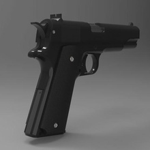 airsoft tabanca colt-1991 aracı colt colt1991 1991 3d baskı silah glock 3d print model - Mito3D