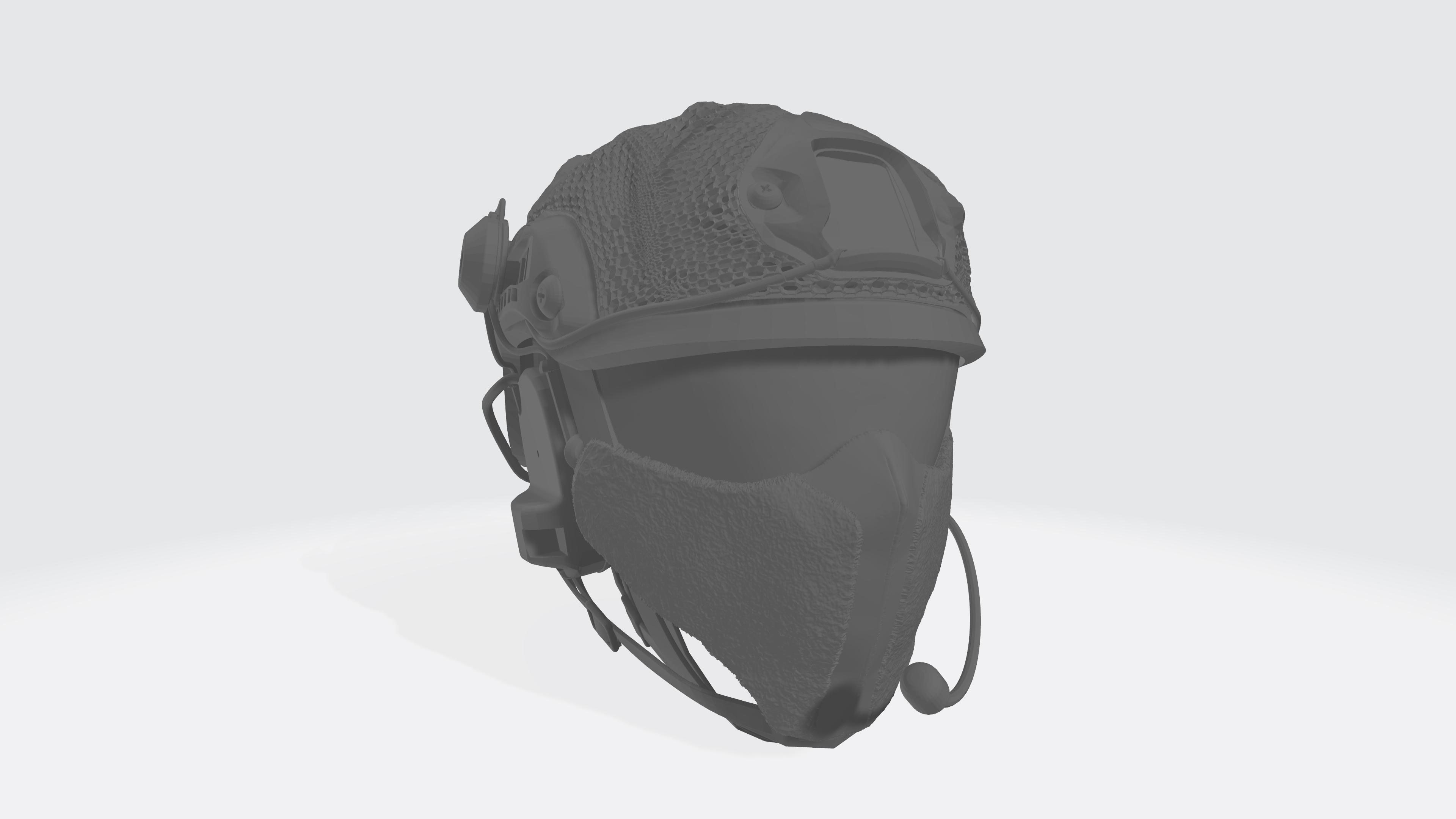 airsoft helmet military stl 3D print model - Mito3D