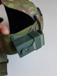 airsoft capacete bateria suporte 9v luz caixa recipiente 3d print model - Mito3D