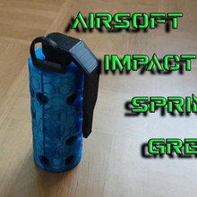 airsoft impact de printemps à la grenade divers main le sport l'extérieur 3d print model - Mito3D