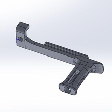 airsoft m249 charging handle 3d print model - Mito3D