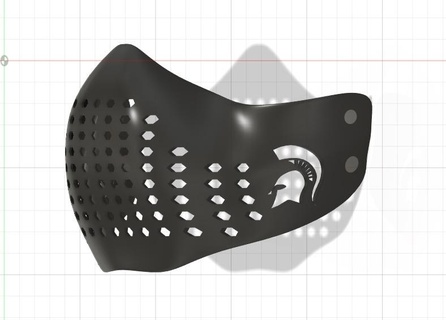 airsoft maske emniyet 3d print model - Mito3D