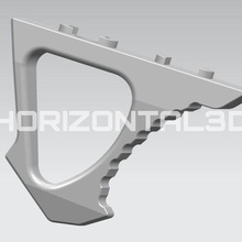 airsoft mlok handstop toy aeg gbbr handguard rail 3d print model - Mito3D