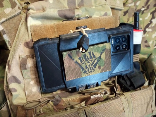 airsoft molle cell case realme8 game tactical vest phone big patch velcro milticam smartpnone jpc cpc ncpc 3d print model - Mito3D