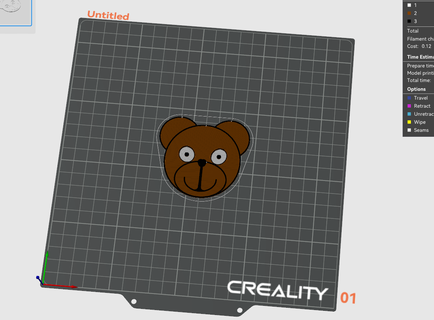 airsoft morale patch teddy bear 3d print model - Mito3D