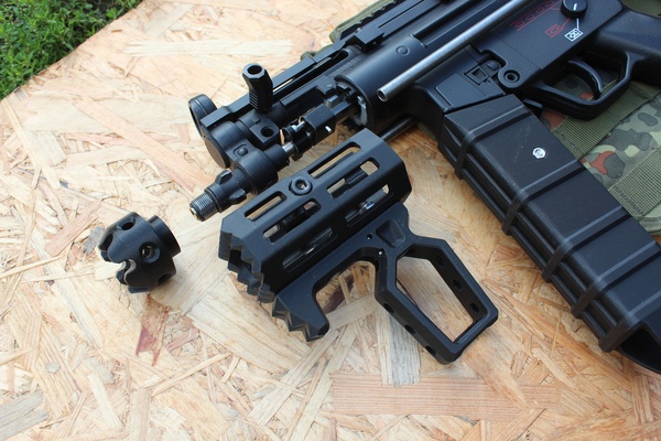 airsoft mp5k handguard game cm106 cyma mp5 hand guard gobbledygookdesign 3d print model - Mito3D