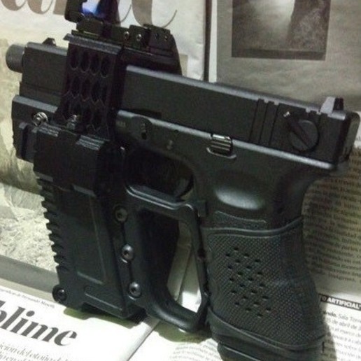 airsoft rmr supporto glock 18 gioco softair il 3D print model - Mito3D