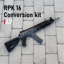 airsoft rpk 16 conversion kit iap parts ak ak74 handguard stock grip ris rail rpk16 rpk74 3d print model - Mito3D