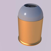airsoft fucile granata shell adattatore gioco 40mm adaptateur adaptator softair giocattoli accessori di 3d print model - Mito3D