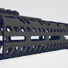 airsoft sig MCX protetores mão m4 conversão kit jogos ar15 cascavel rifle ar suave 3d print model - Mito3D