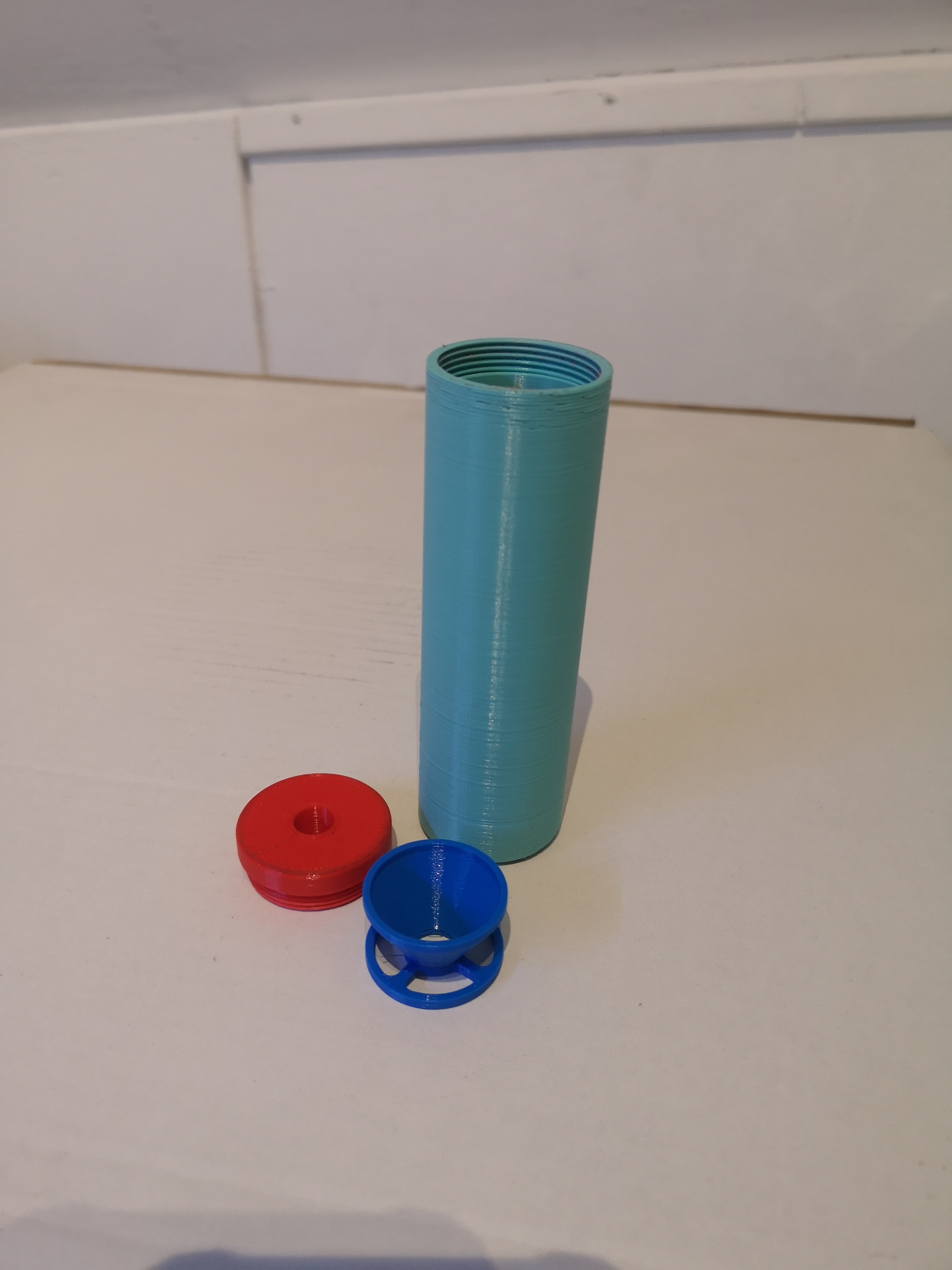 airsoft silencieux 28mm baffle jeu 3D print model - Mito3D