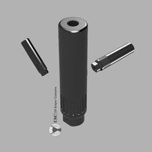 airsoft silencieux pistolet gadget fil 14mm éclat cacher museau 3d print model - Mito3D