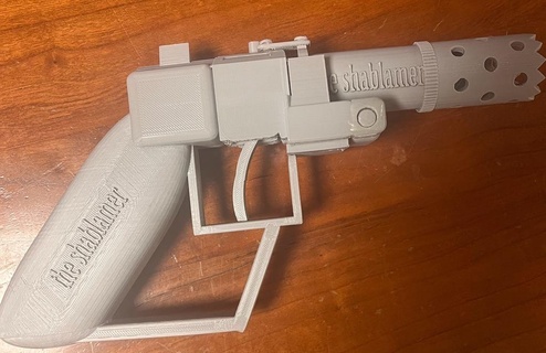 airsoft tek atış sahtekar pompalı tüfek spor aktiviteler fiziksel dış mekan tabanca 3d print model - Mito3D