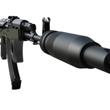 airsoft suppresseur 23 pbs 4 mod outil tactique fusil agression arme museau ak47 3d print model - Mito3D